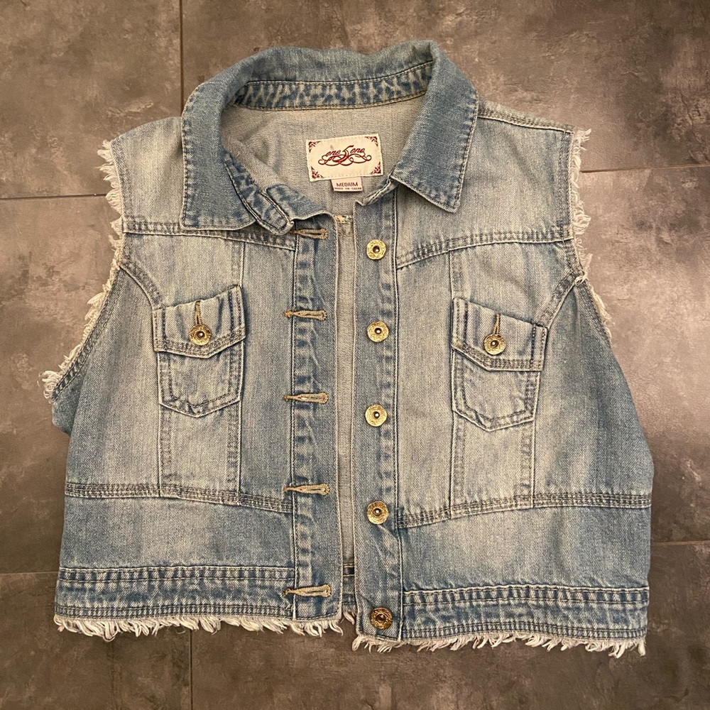 Vintage jean vest